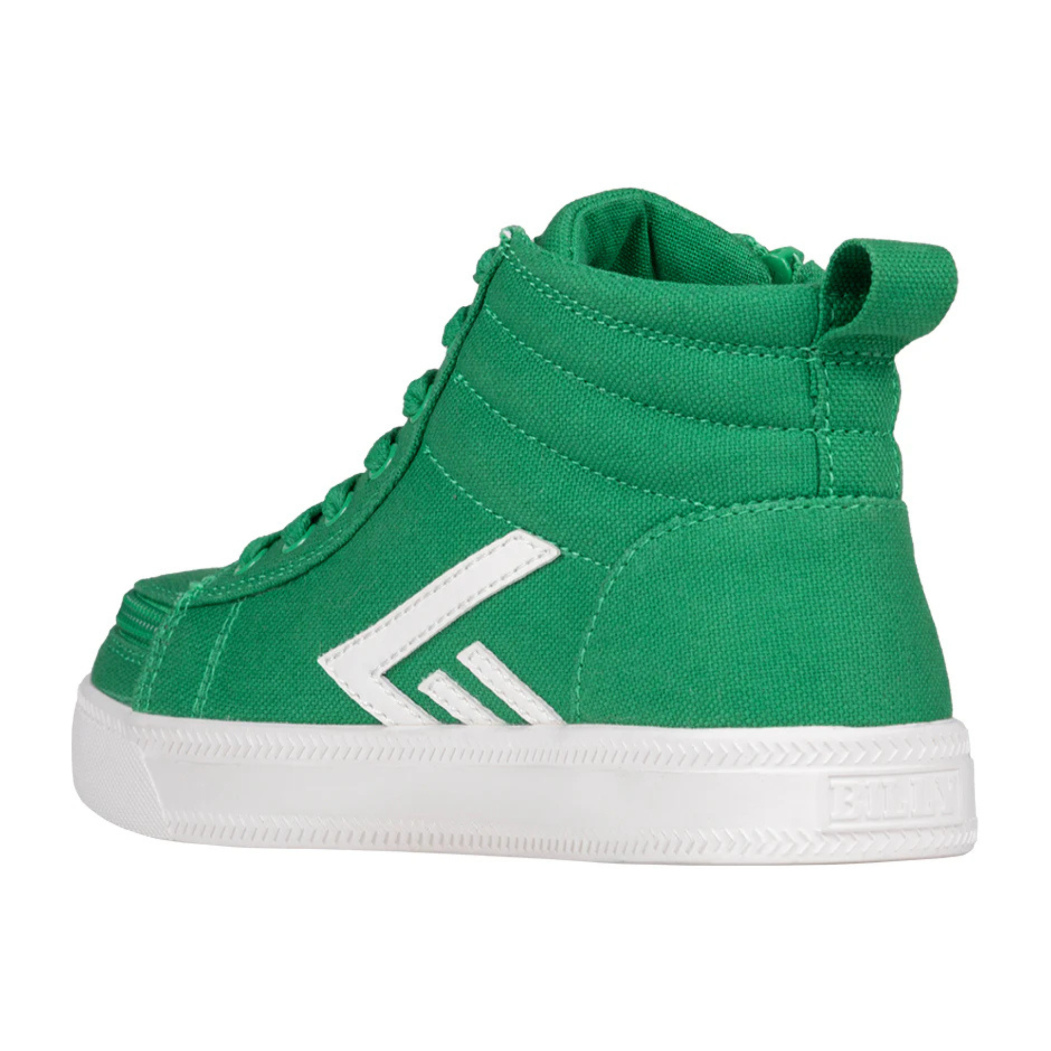 Billy Footwear (Kids) - High Tops Green/White CS Canvas Shoes