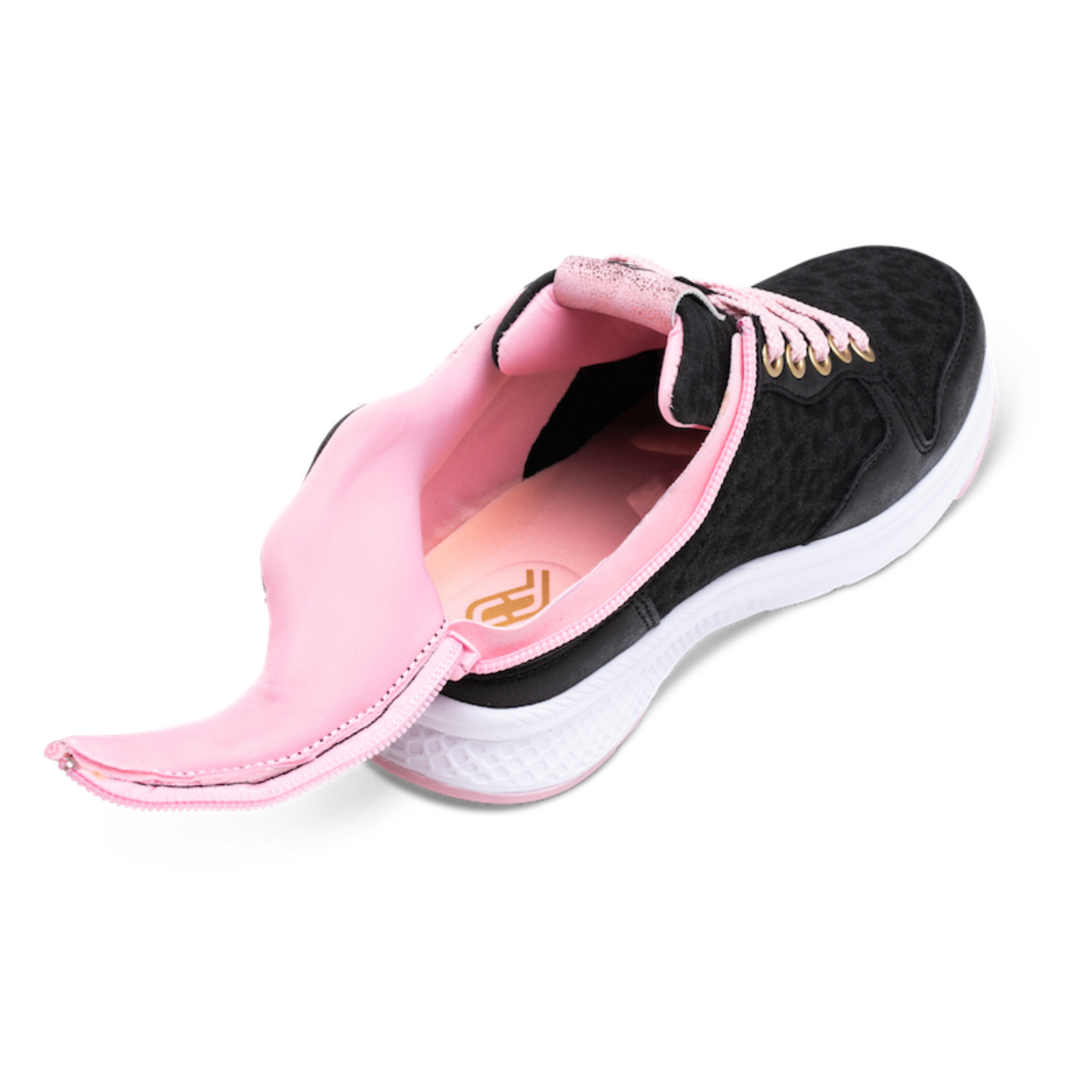 Friendly Shoes (Kids) - Excursion Black Leopard Dahlia Pink