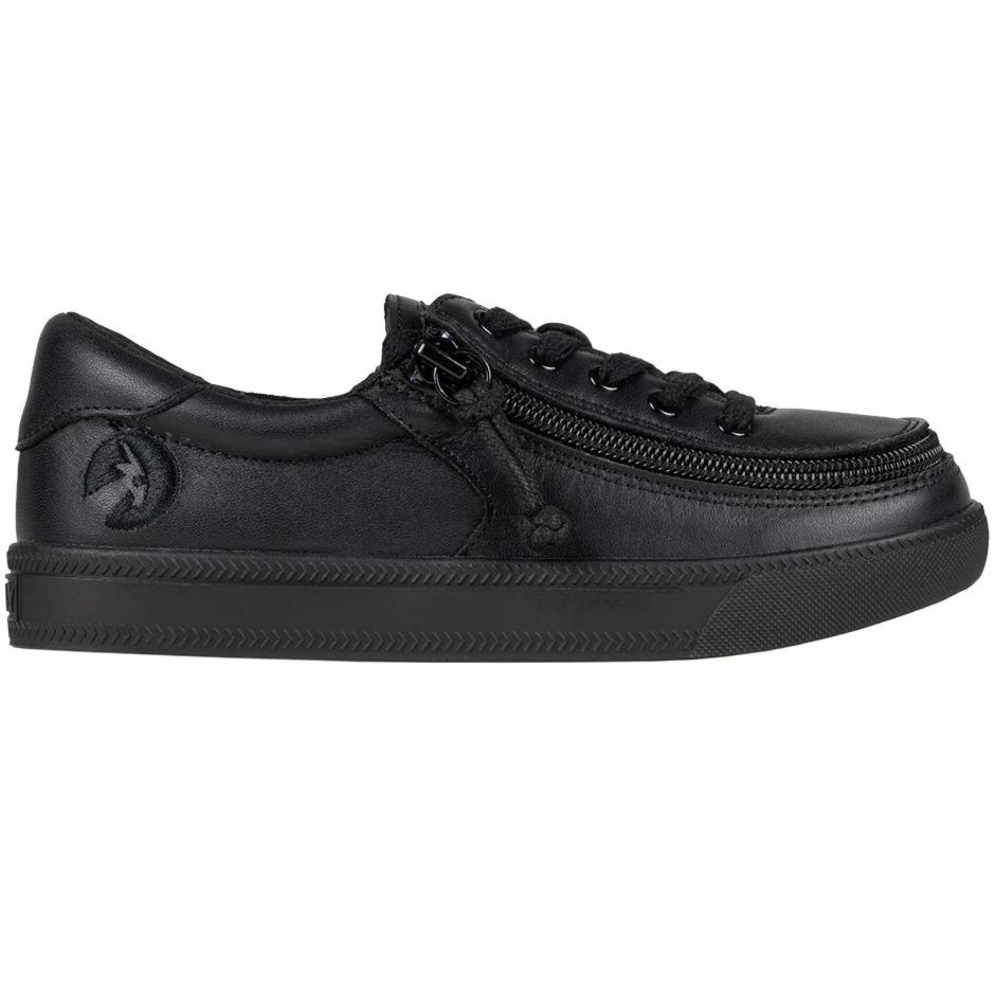 Billy Footwear (Toddlers) DR II Fit - Low Top Black Leather Shoes