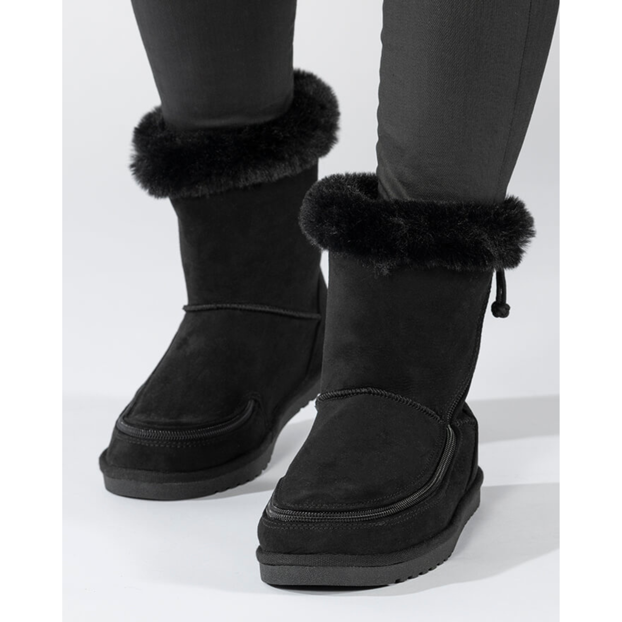 Billy Footwear (Kids) - Faux Suede Cosy Boots 2