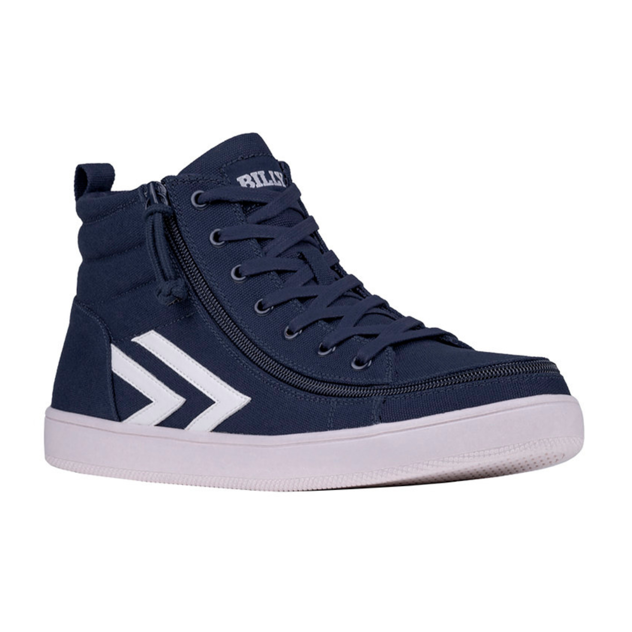 Billy Footwear (Mens) - High Top Navy White CS Canvas Shoes
