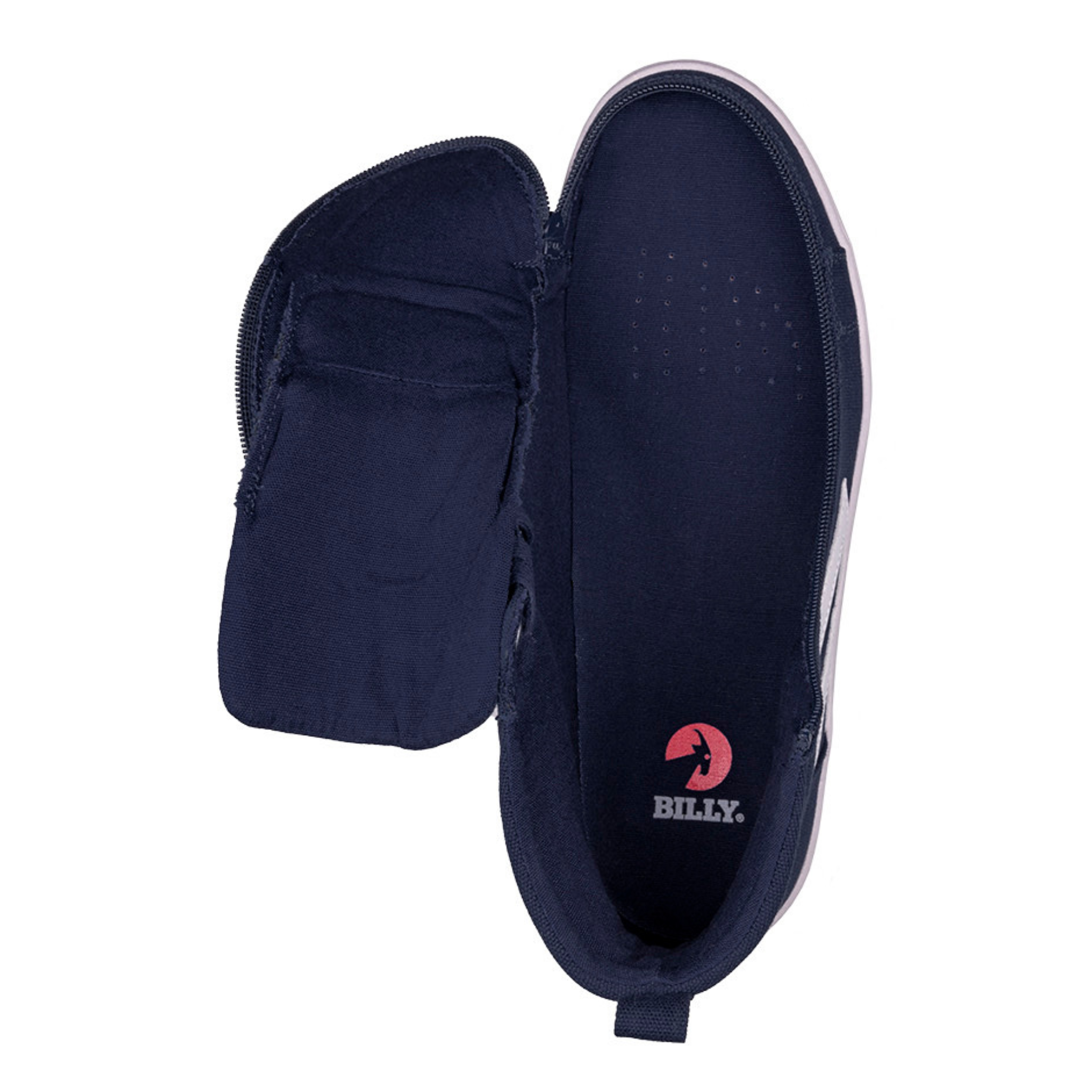 Billy Footwear (Mens) - High Top Navy White CS Canvas Shoes