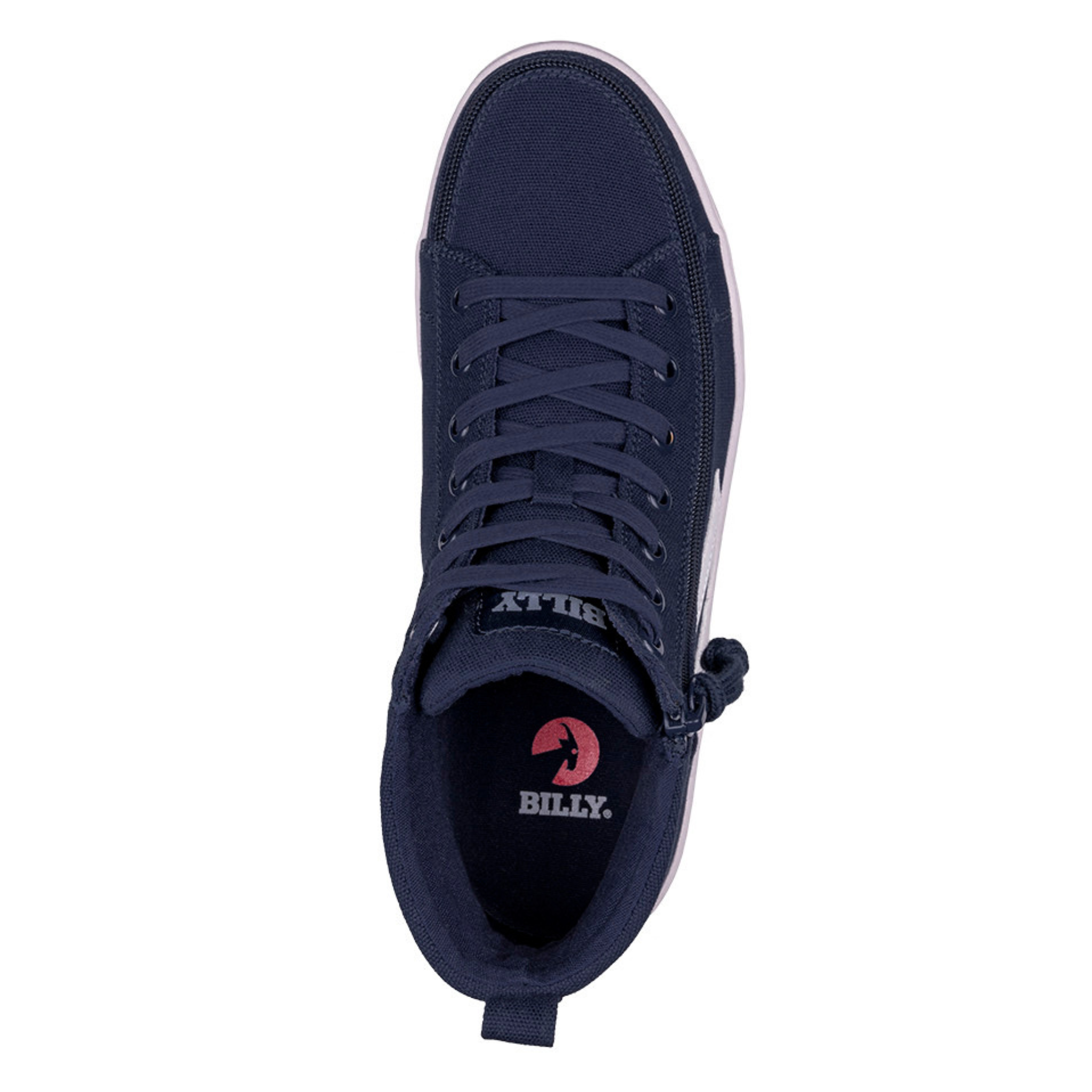 Billy Footwear (Mens) - High Top Navy White CS Canvas Shoes