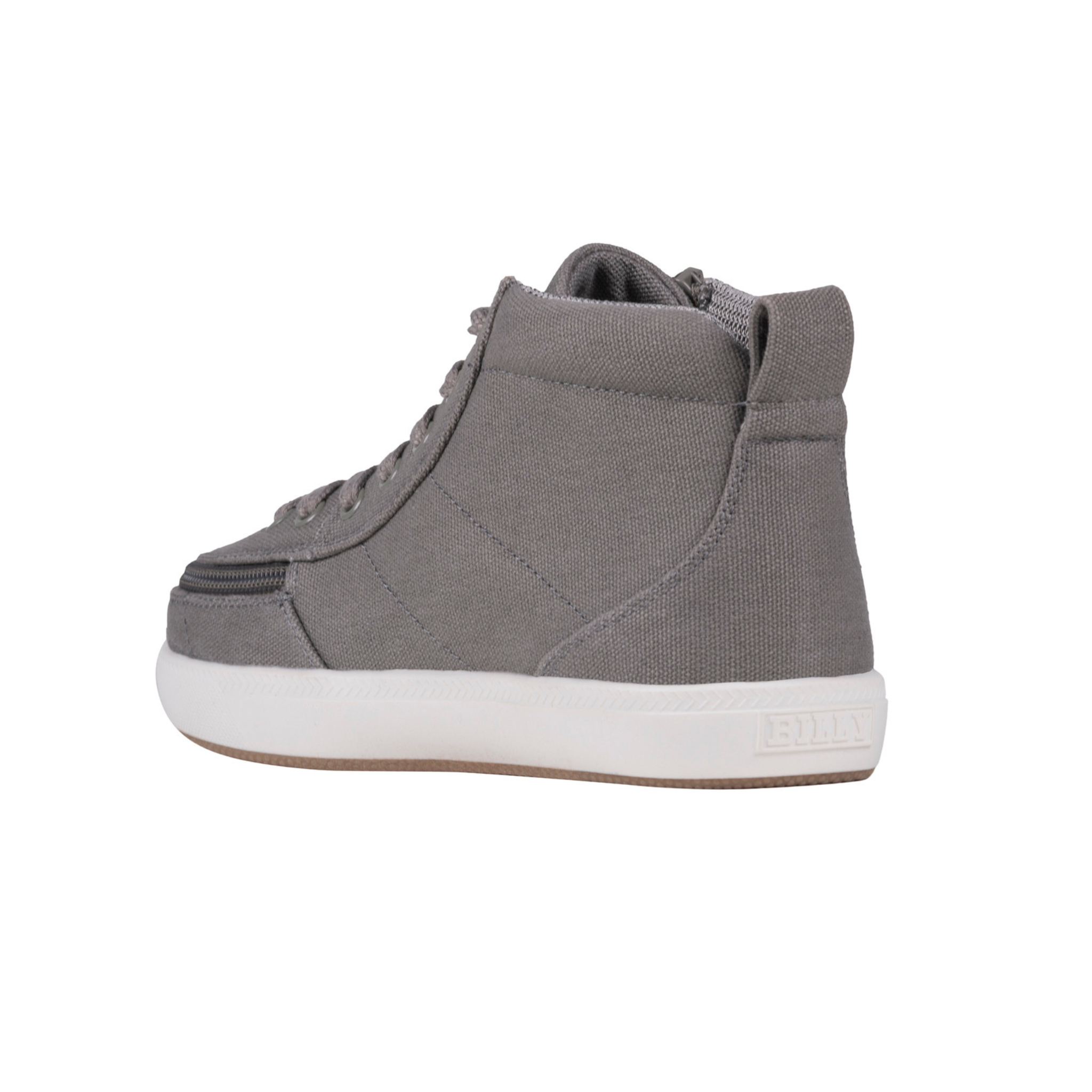 Billy Footwear (Kids) DR II Fit - High Top Dark Grey Canvas Shoes