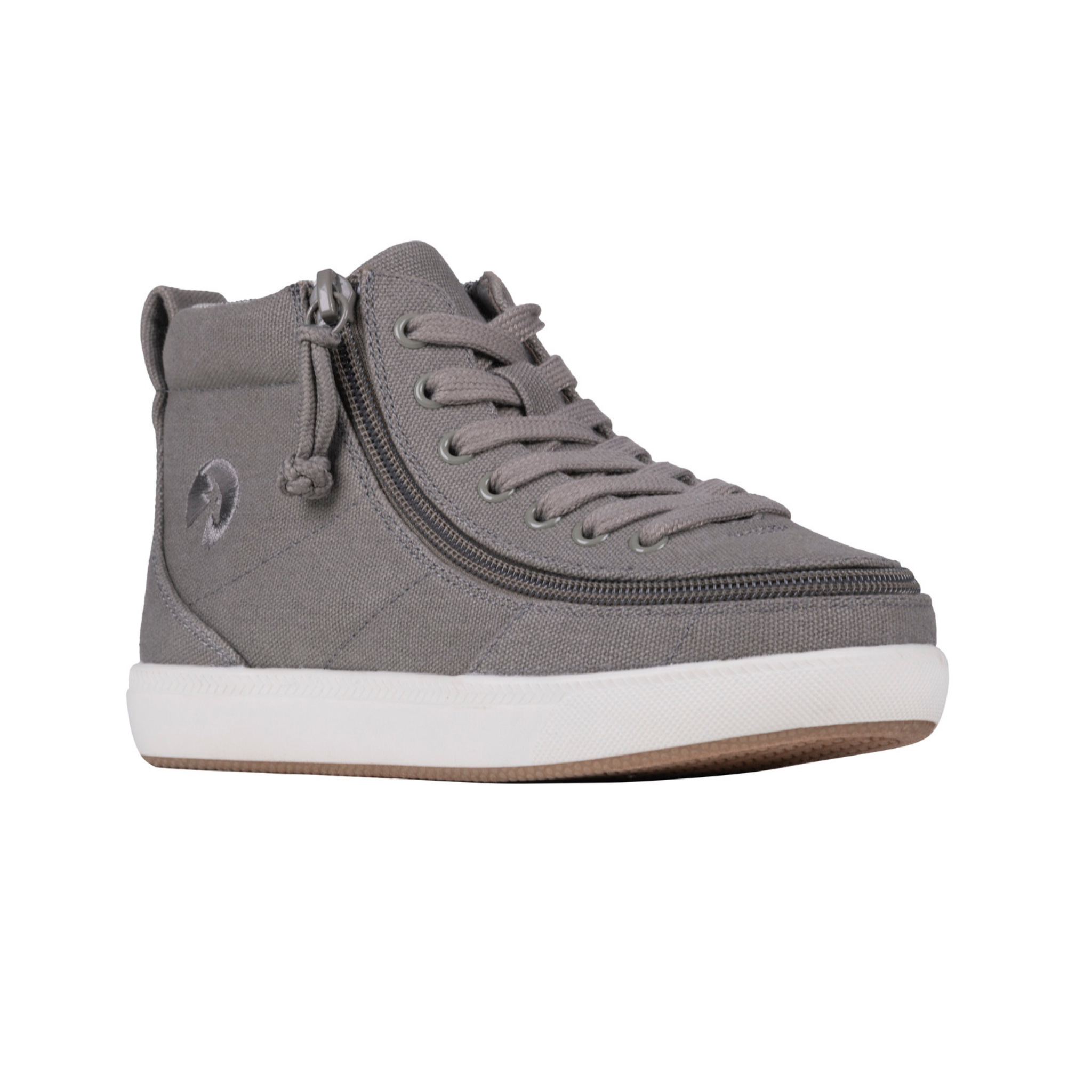 Billy Footwear (Kids) DR II Fit - High Top Dark Grey Canvas Shoes