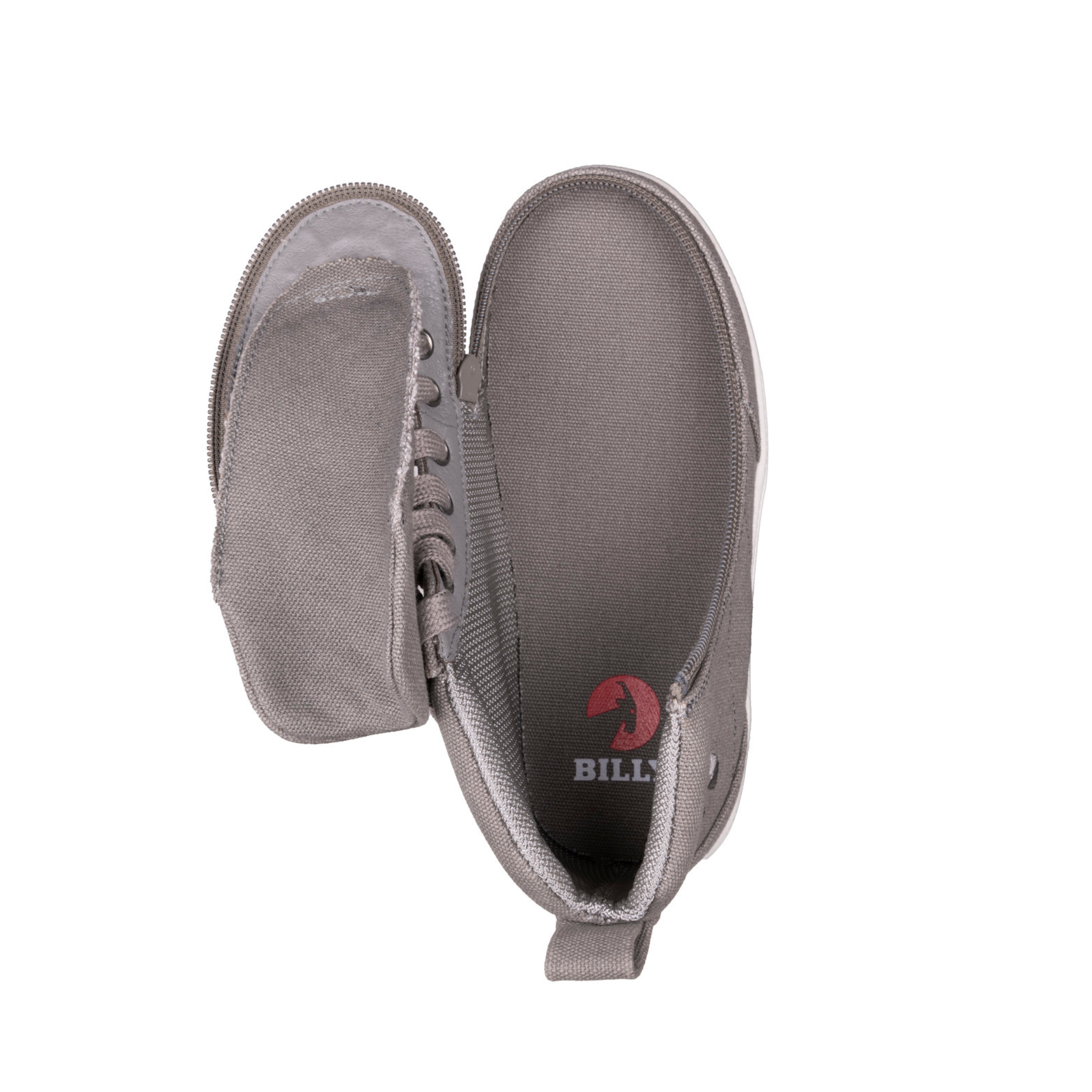 Billy Footwear (Kids) DR II Fit - High Top Dark Grey Canvas Shoes