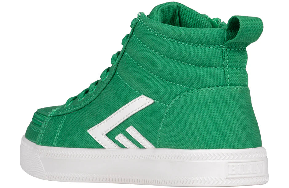 Billy Footwear (Mens) - High Top Green/White CS Canvas Shoes