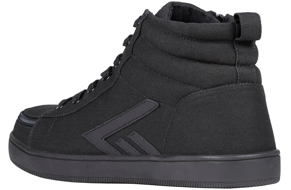 Billy Footwear (Mens) - High Top Black to the Floor CS Canvas Shoes