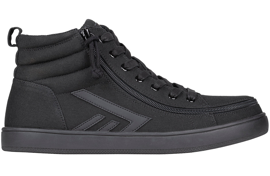 Billy Footwear (Mens) - High Top Black to the Floor CS Canvas Shoes