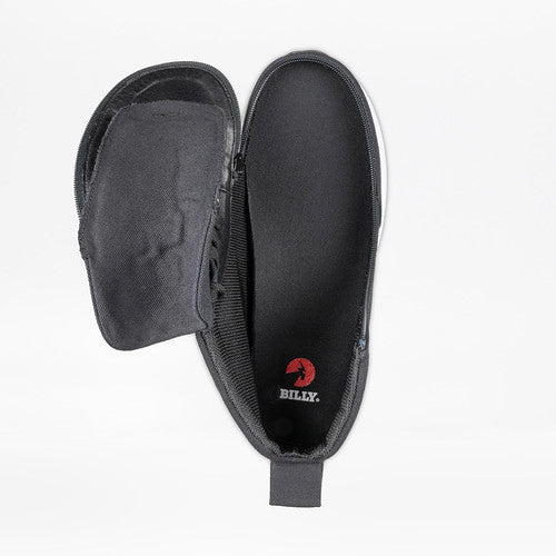 Billy Footwear (Mens) - High Top Black/White Billy Goat Classic Canvas Shoes