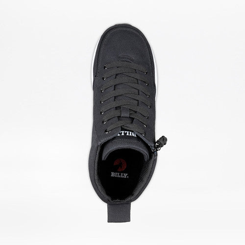 Billy Footwear (Mens) - High Top Black/White Billy Goat Classic Canvas Shoes