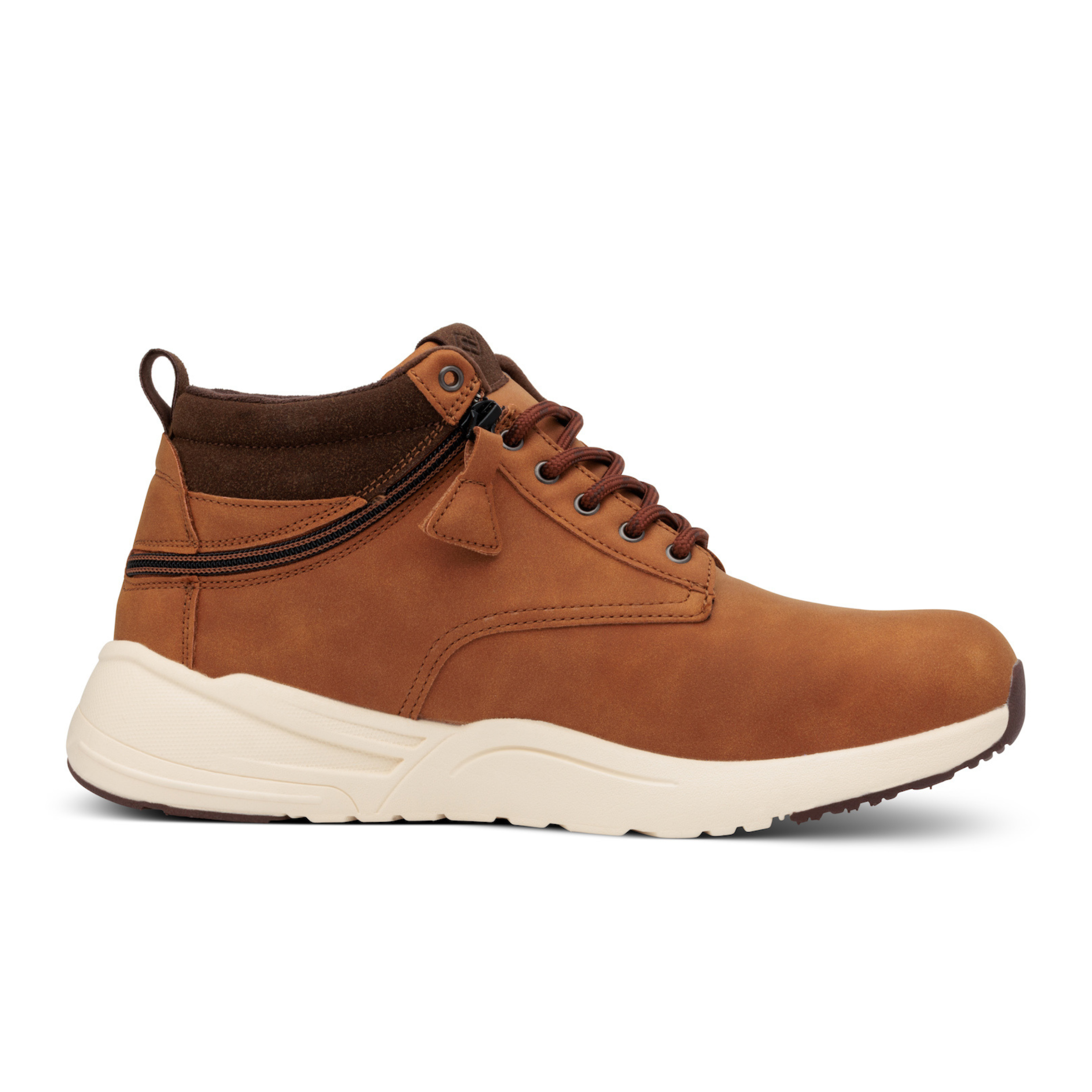 Friendly Shoes (Mens) - Scout Zip Up Boot Spice Desert