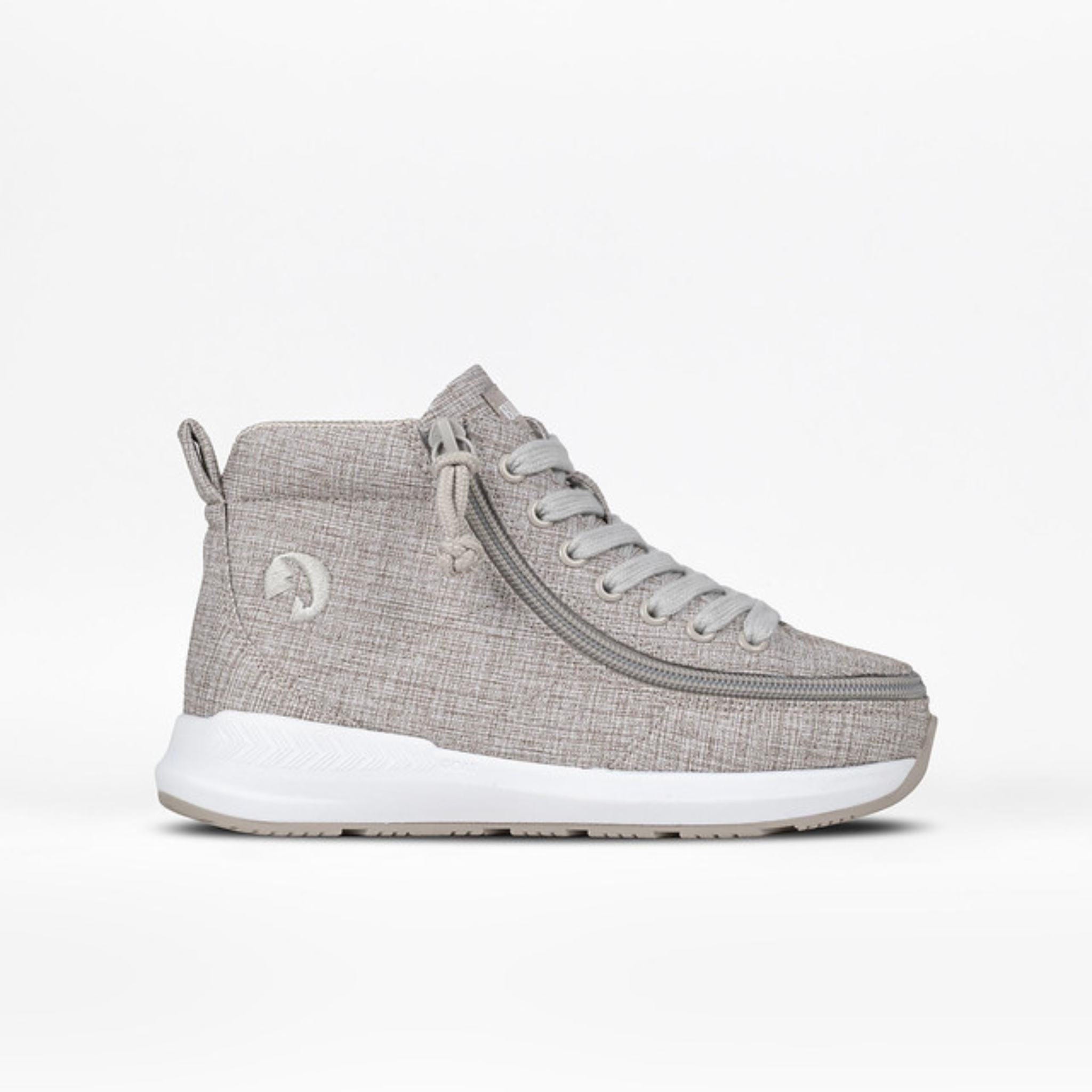 Billy Footwear (Toddlers) - High Top Goat Grey Jersey Shoes