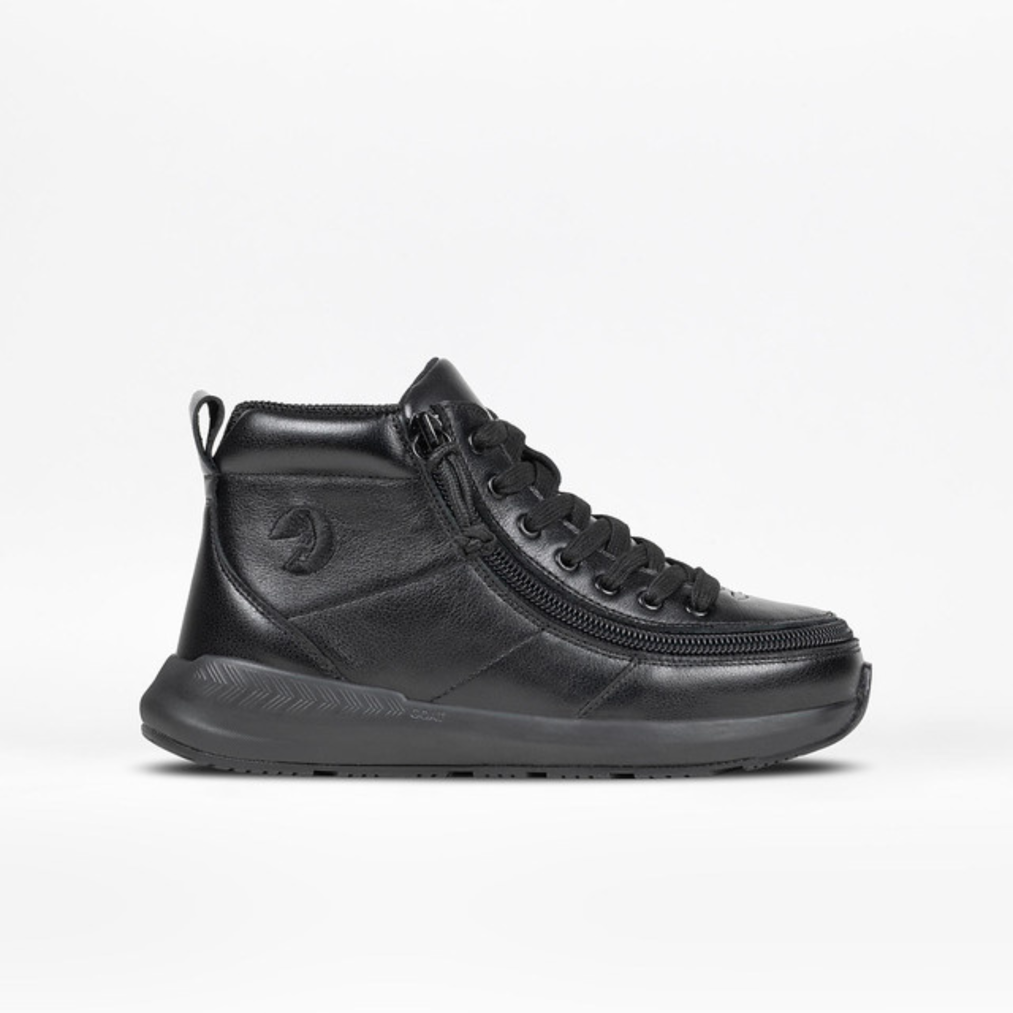 Billy Footwear (Kids) - Goat High Top Black Leather