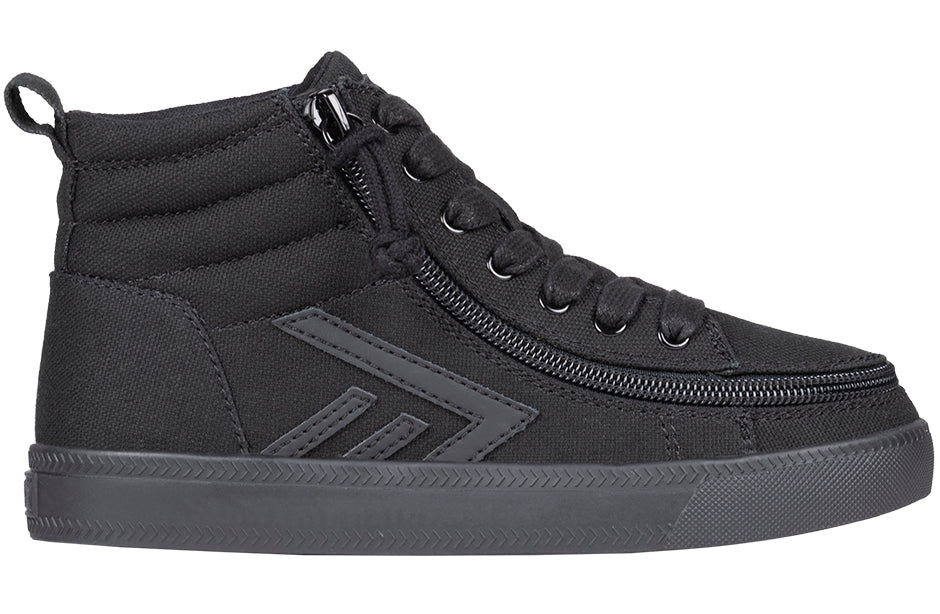 Billy Footwear (Toddlers) - High Top Black to the Floor CS Canvas Shoes