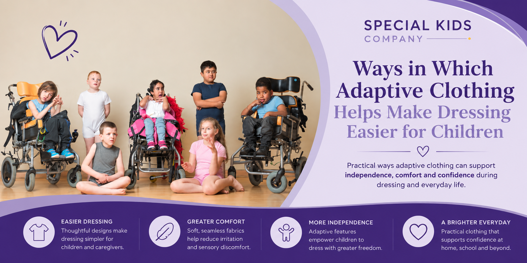 Ways in Which Adaptive Clothing Helps Make Dressing Easier for Children