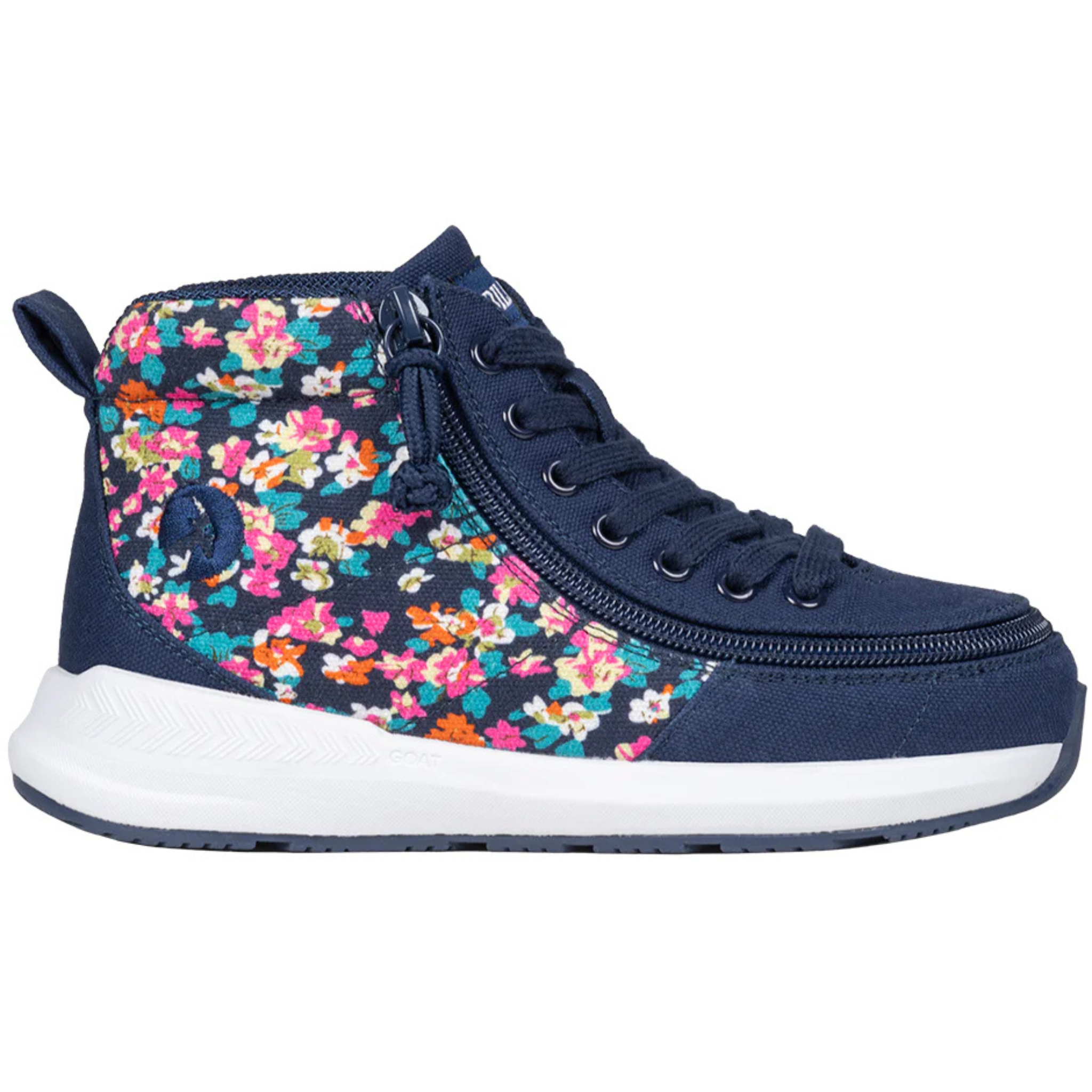 Billy Footwear (Toddler) - Goat High Top Sport Navy Floral