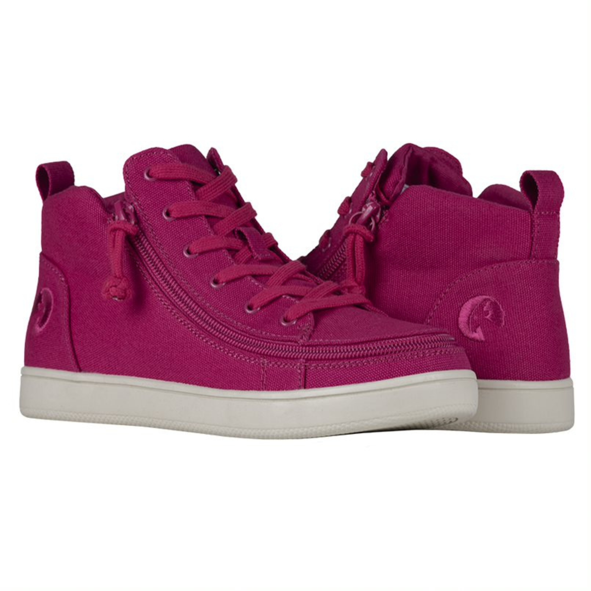 Billy Footwear (Womens) - Mid Top Canvas Orchid Flower Shoes