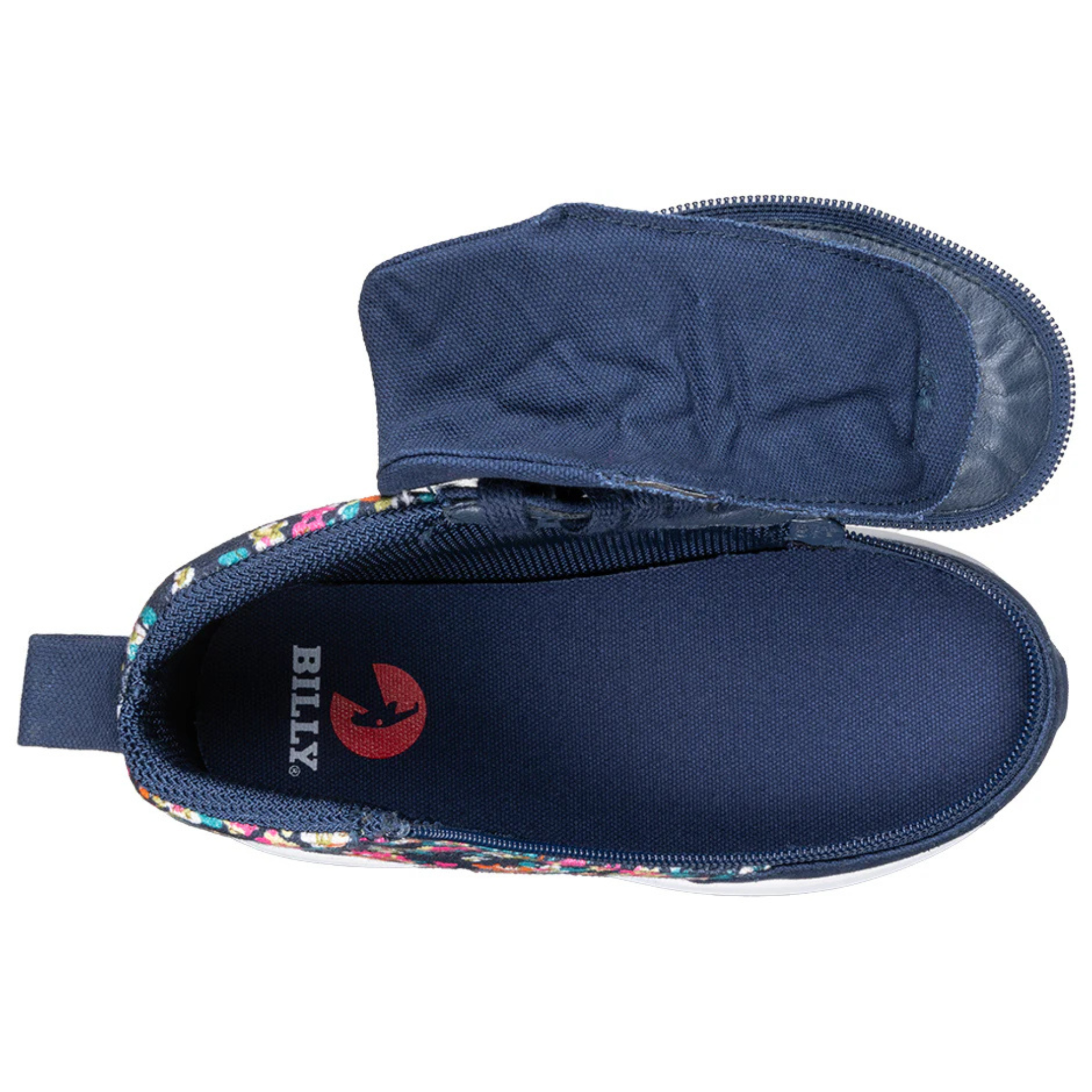 Billy Footwear (Toddler) - Goat High Top Sport Navy Floral