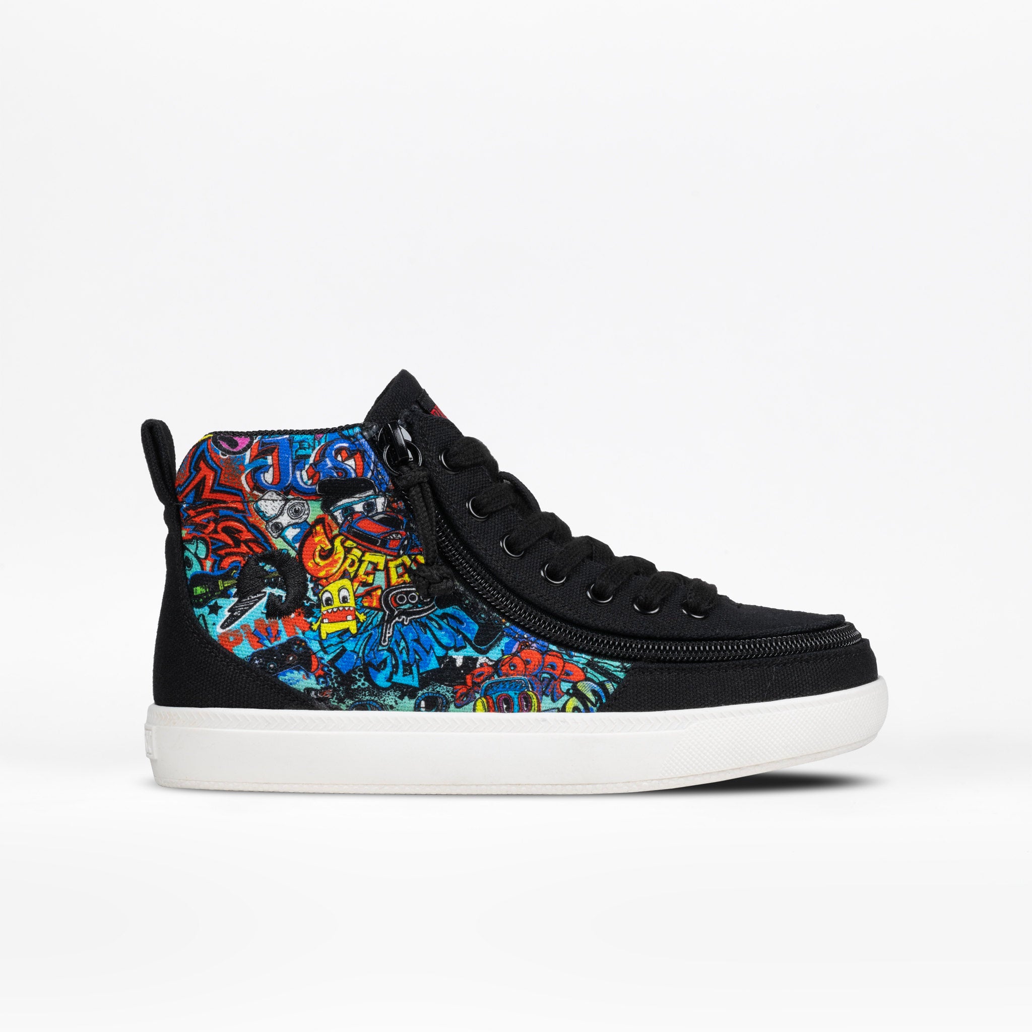 Billy Footwear (Kids) DR II Fit - High Top Night Sk8ter Canvas Shoes