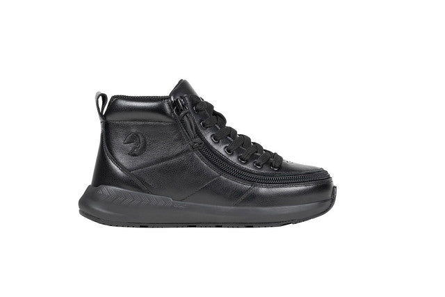 Billy Footwear (Kids) - Goat High Top Black Leather