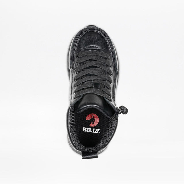 Billy Footwear (Kids) - Goat High Top Black Leather