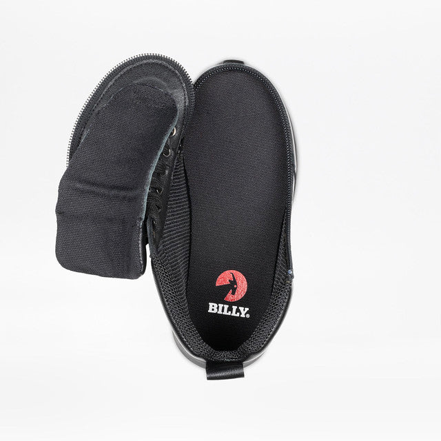 Billy Footwear (Kids) - Goat High Top Black Leather