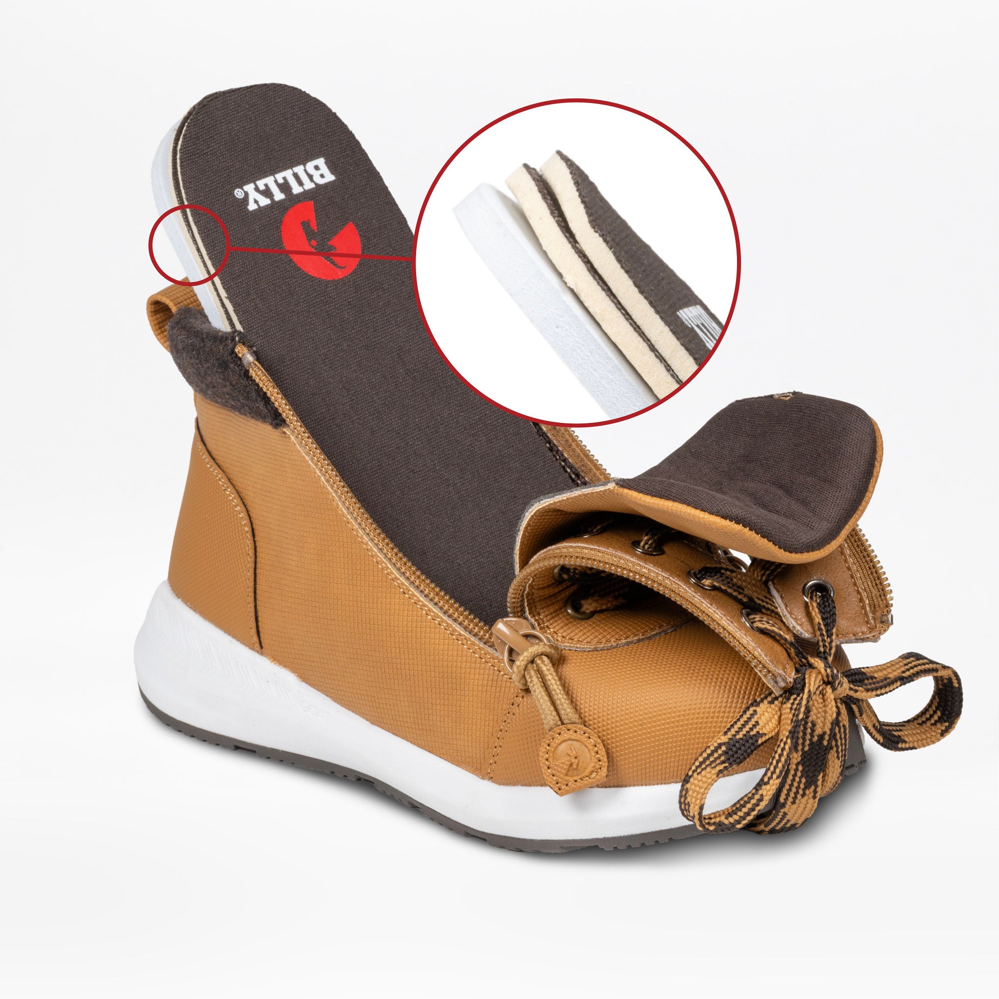 Billy Footwear (Kids) - High Top Rugged Goat DZ Shoes