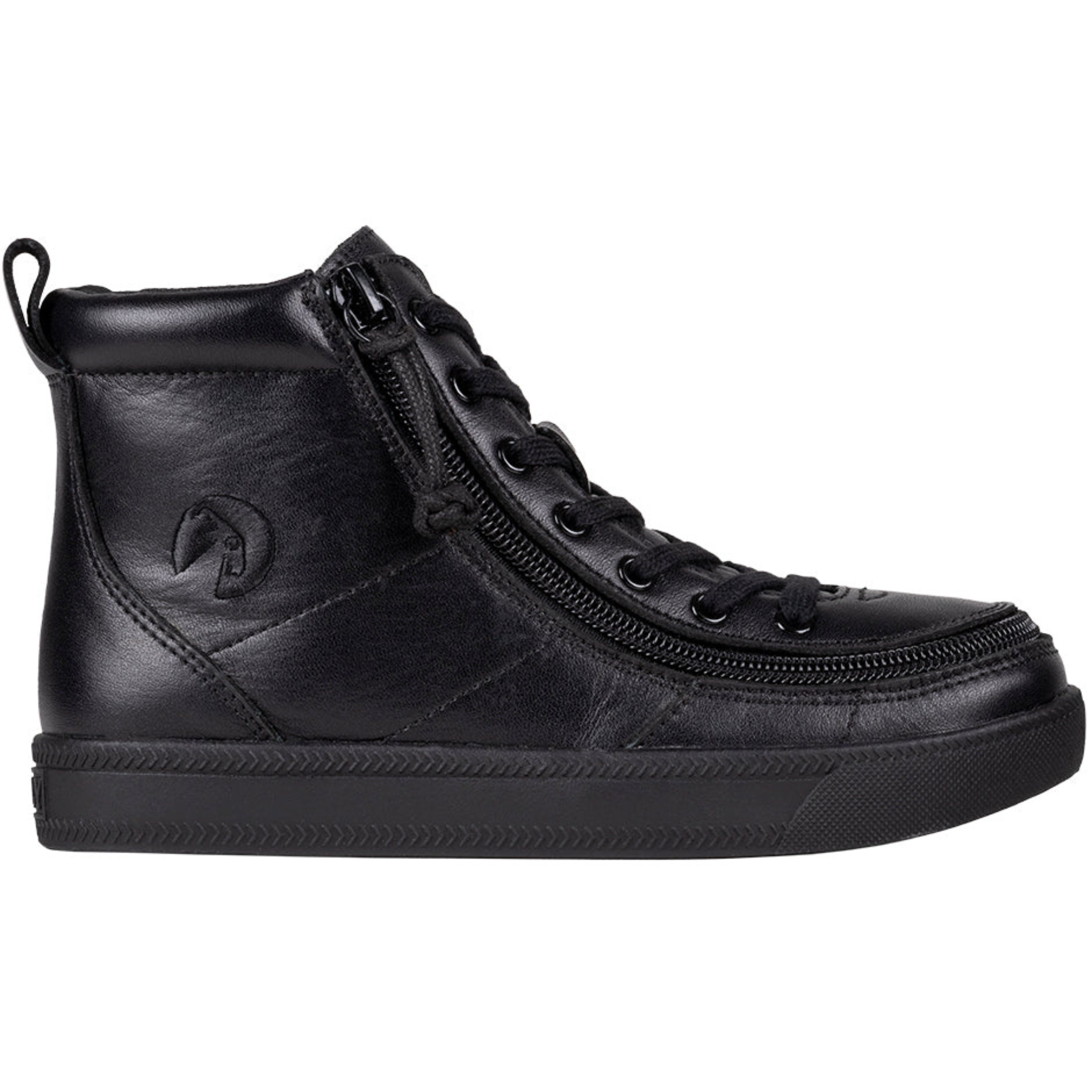 Billy Footwear (Toddlers) DR II Fit - High Top DR II Black to Floor Leather Shoes