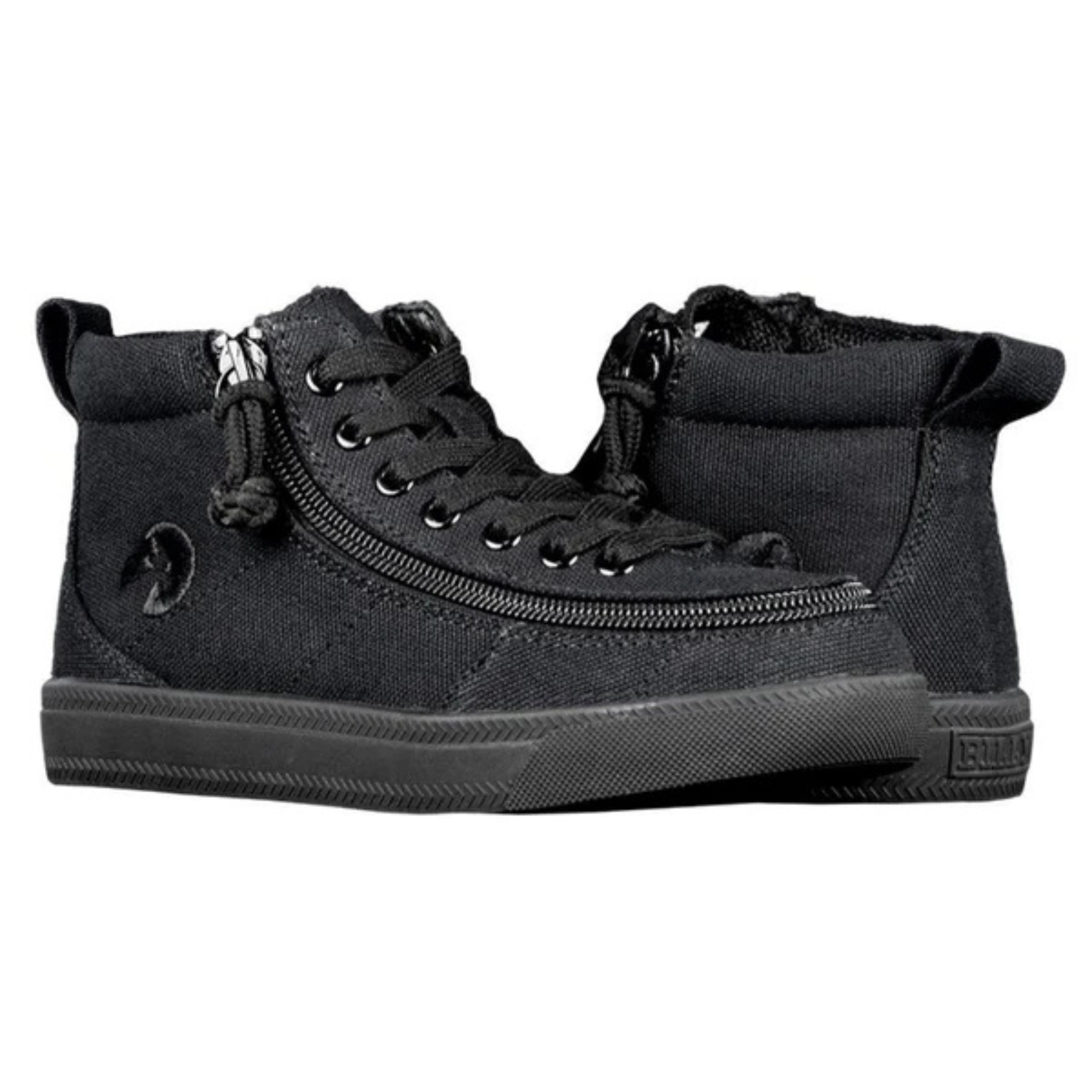 Billy Footwear (Kids) DR Fit - High Top DR Black Canvas Shoes