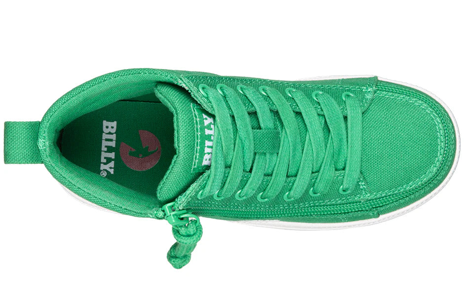 Billy Footwear (Mens) - Green/White Core Skate High Tops