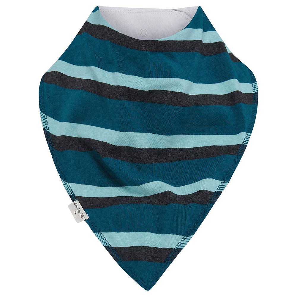 KayCey®B Bibs - Stripes Fleece Lined Cotton (New Stripes)