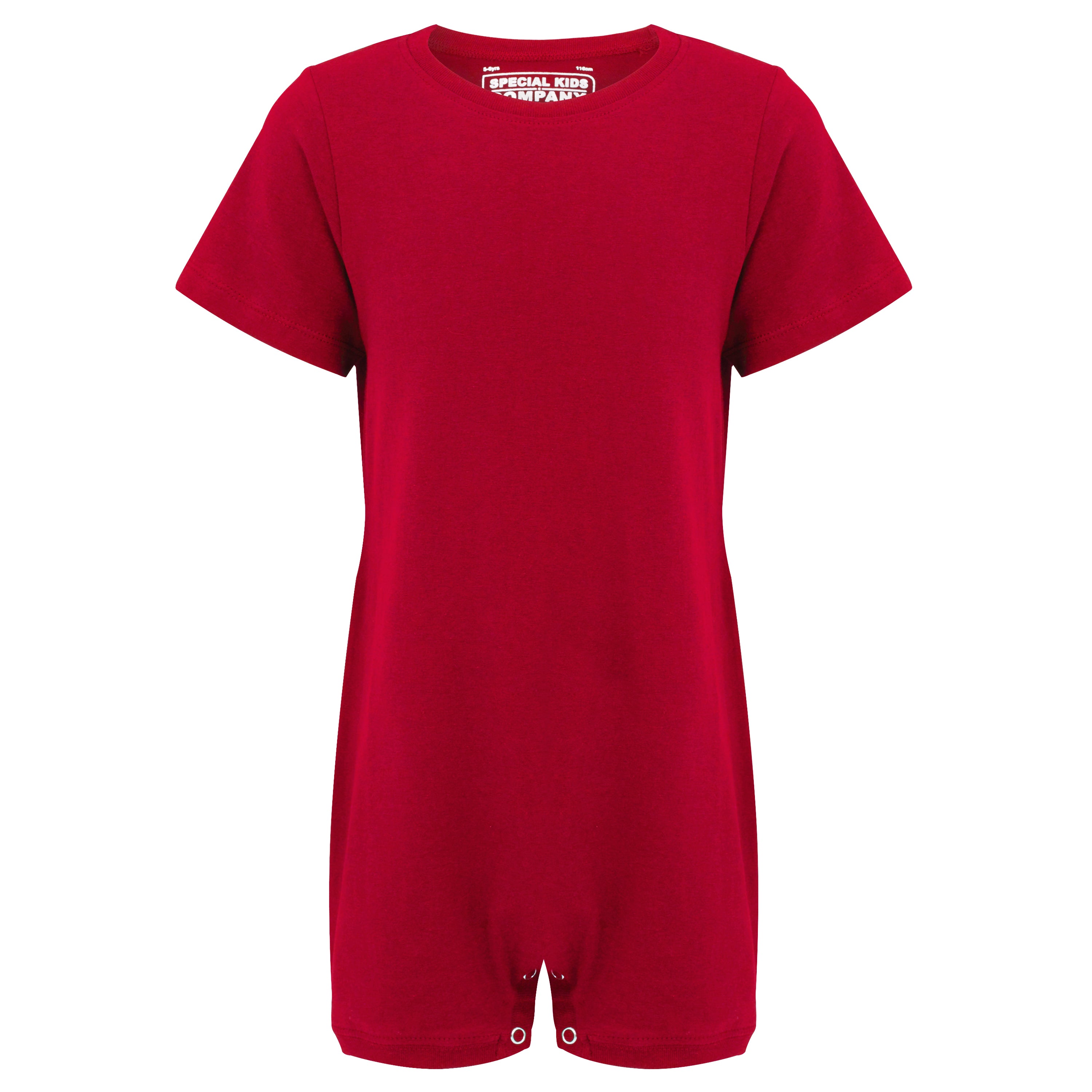 KayCey®P Popper Vest (Kids) - Short Sleeve Red - CLEARANCE