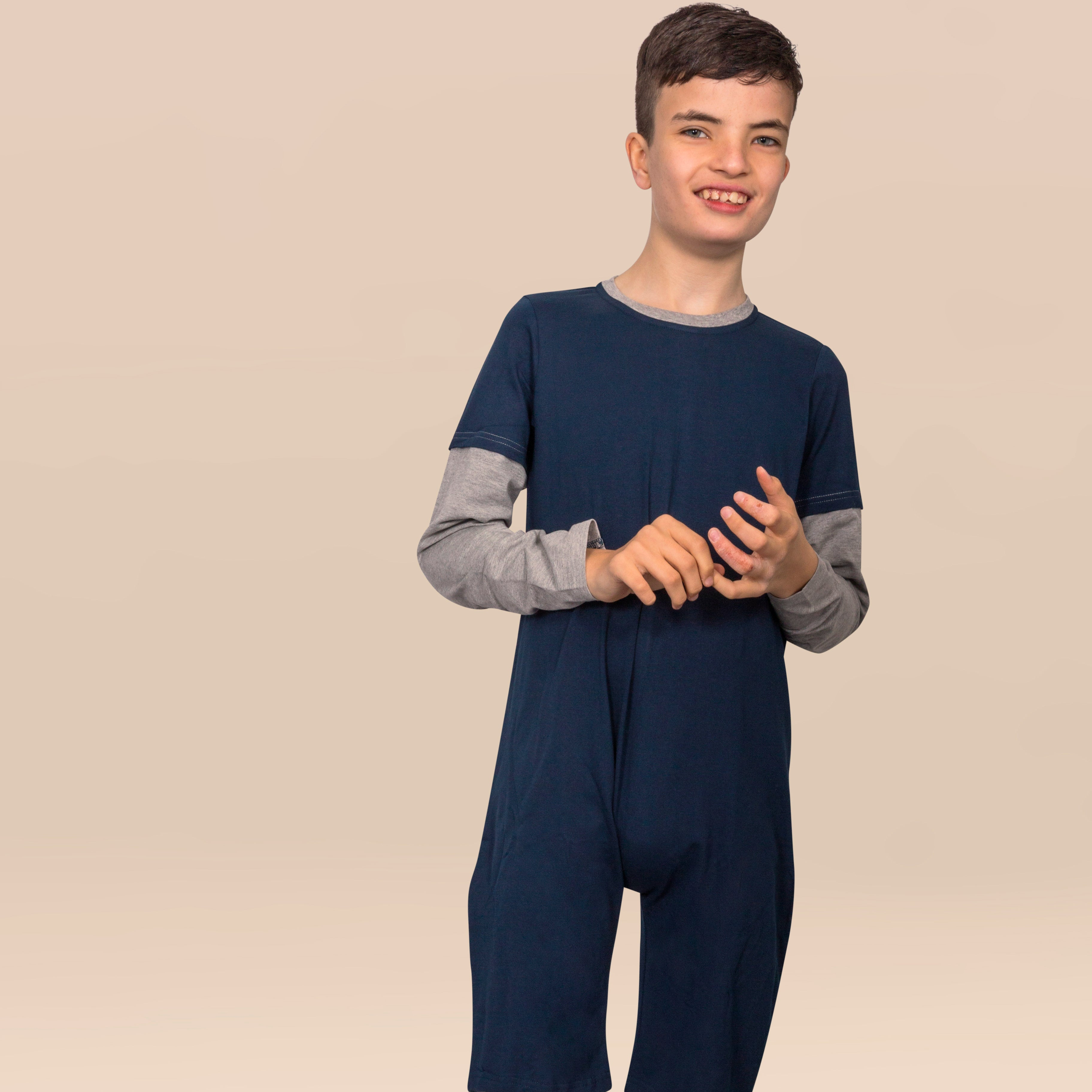 KayCey® Zip Back Jumpsuits (Kids) - Long Sleeve - Basic Range