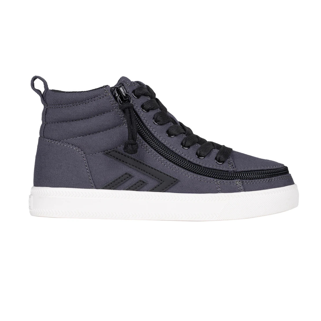Billy Footwear (Toddlers)  - Charcoal/Black Core Skate Canvas Shoes