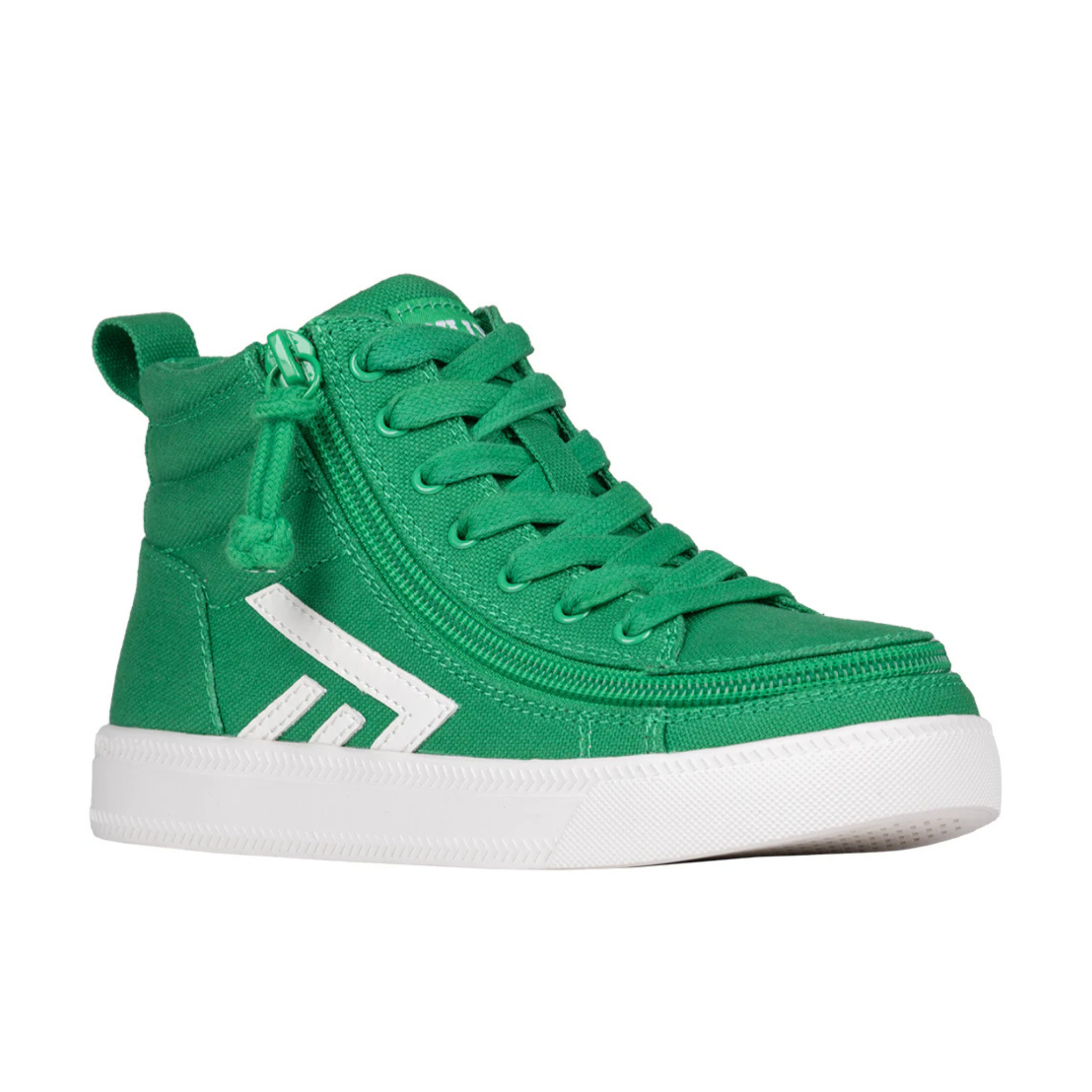 Billy Footwear (Toddlers)  - Green/White Core Skate Canvas Shoes