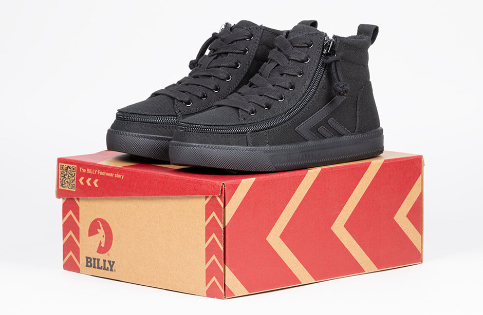 Billy Footwear (Kids)  - Black to the Floor Core Skate Canvas Shoes