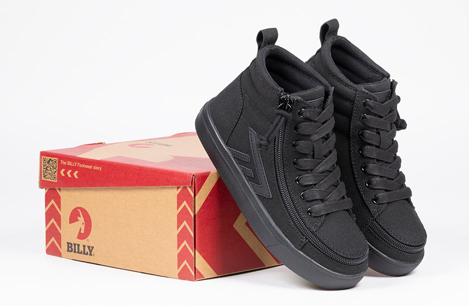 Billy Footwear (Kids)  - Black to the Floor Core Skate Canvas Shoes