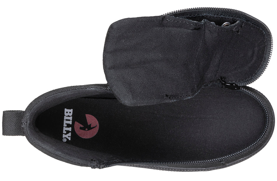 Billy Footwear (Kids)  - Black to the Floor Core Skate Canvas Shoes