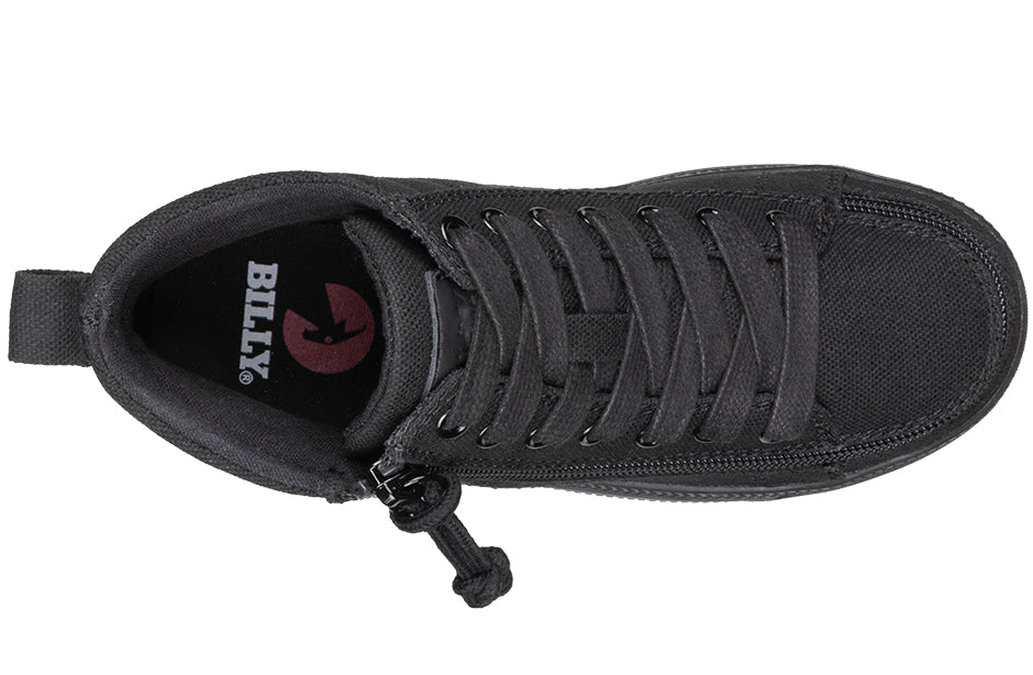 Billy Footwear (Kids)  - Black to the Floor  CS Canvas Shoes