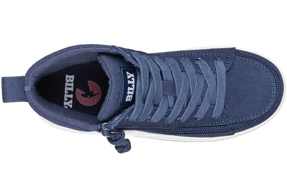 Billy Footwear (Kids)  - Navy/White Core Skate Canvas Shoes