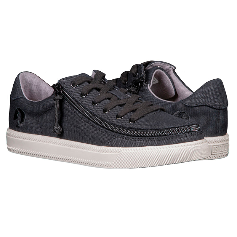 Billy Footwear (Womens) - Low Top Black Canvas Shoes CLEARANCE