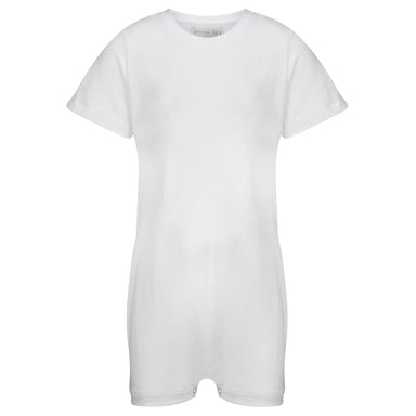 KayCey_Adaptive_clothing_for_older_children_with_special_needs_Short_Sleeve_White_Front